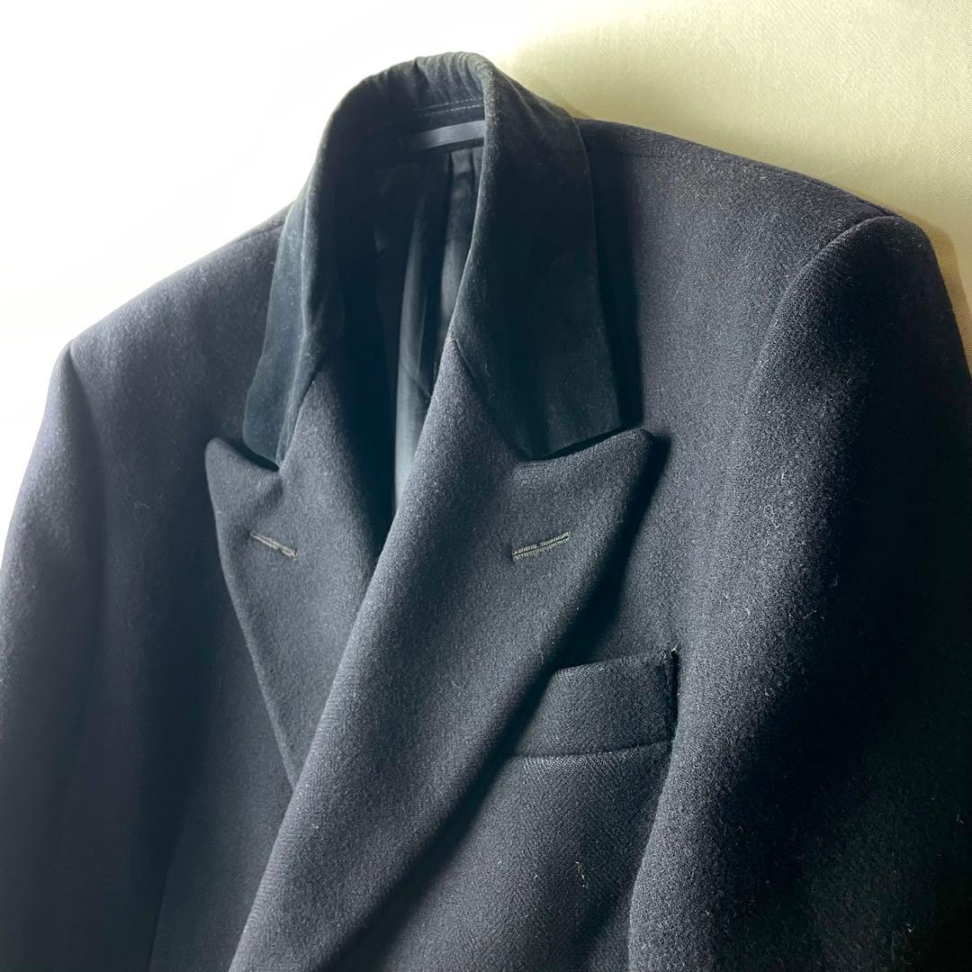 【80s HACKETT LONDON】肉厚ヘビーウェイトウール ダブル j98