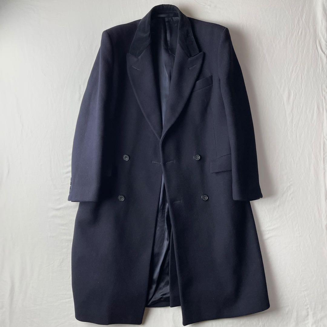 【80s HACKETT LONDON】肉厚ヘビーウェイトウール ダブル j98