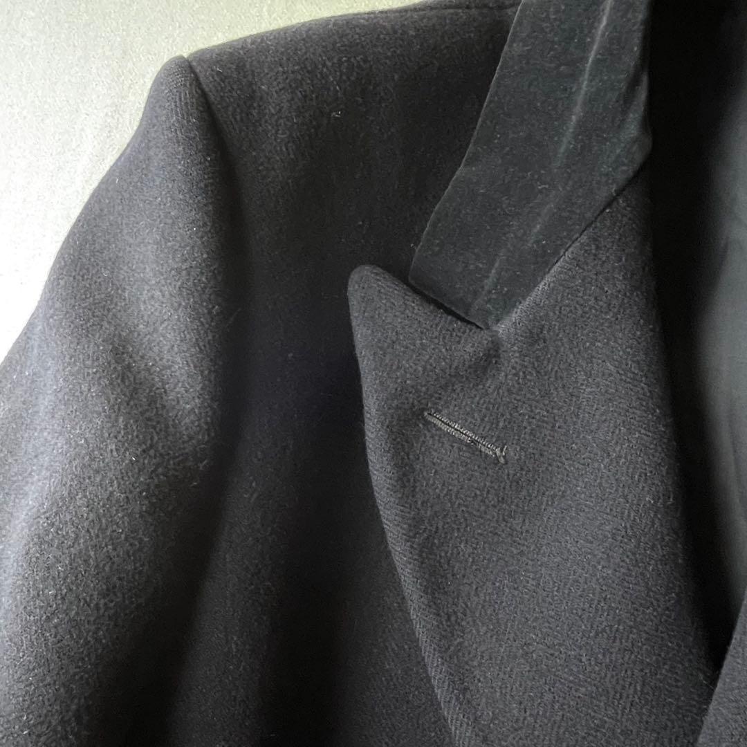 【80s HACKETT LONDON】肉厚ヘビーウェイトウール ダブル j98