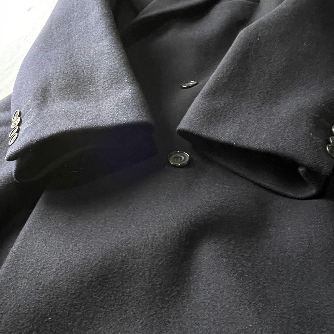 【80s HACKETT LONDON】肉厚ヘビーウェイトウール ダブル j98