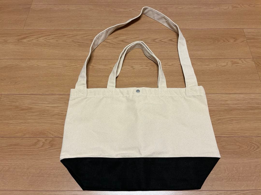 ふみくん✕ヴィレッジヴァンガード 2WAY トートバッグ キャンバス ピアノ