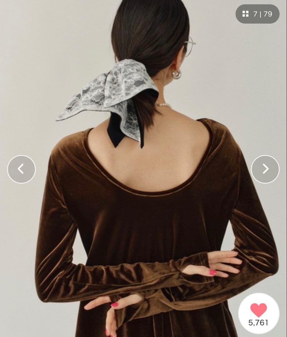 ☆美品☆yae 2way ロングワンピース　ブラウン