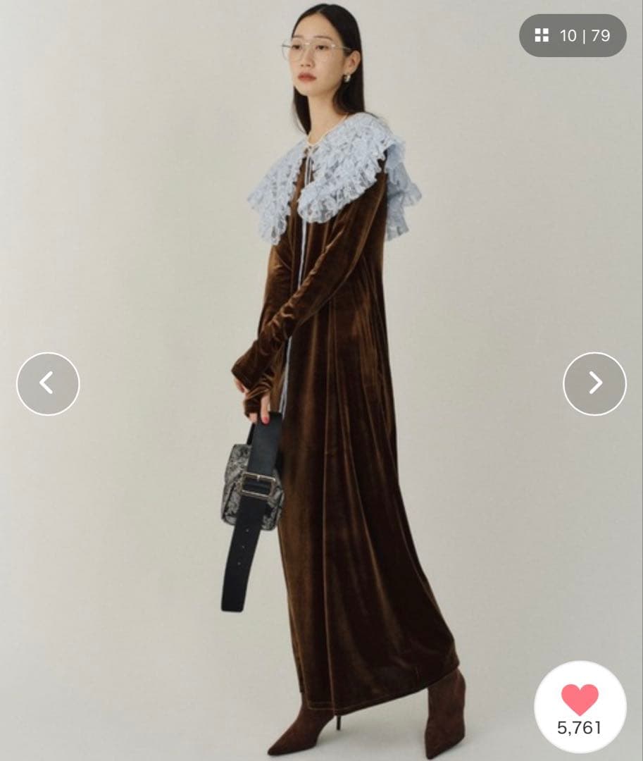 ☆美品☆yae 2way ロングワンピース　ブラウン