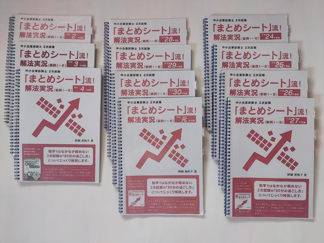 中小企業診断士　二次試験　まとめシート流　解法実況　事例Ⅰ～Ⅲ