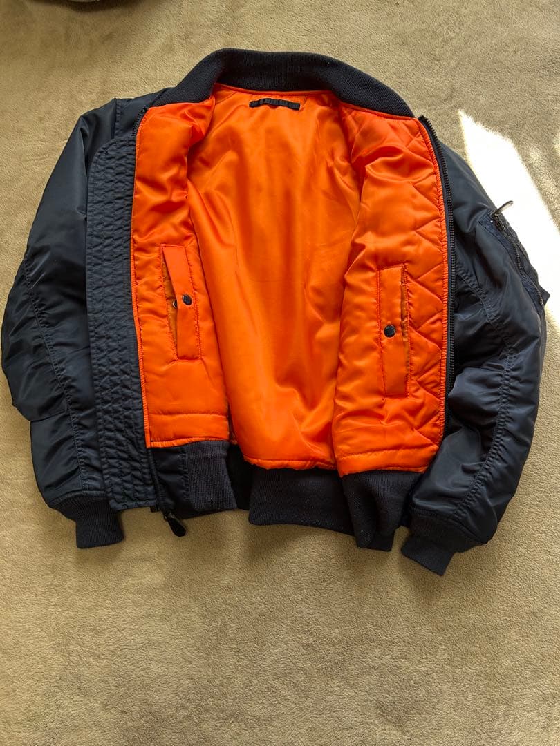 AVIREX MA-1 フライトジャケット XL ネイビー