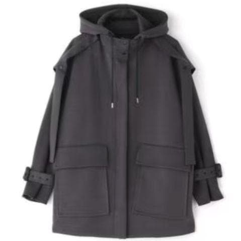 新春大特価　新品タグ付 ADORE アドーア ドライポンチフードブルゾン 38