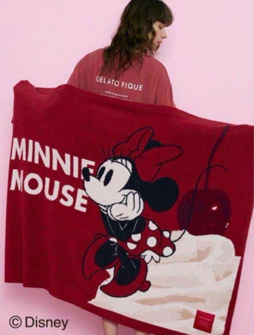 ジェラートピケ ジェラピケ ミニー ハーフケット ブランケット ディズニー