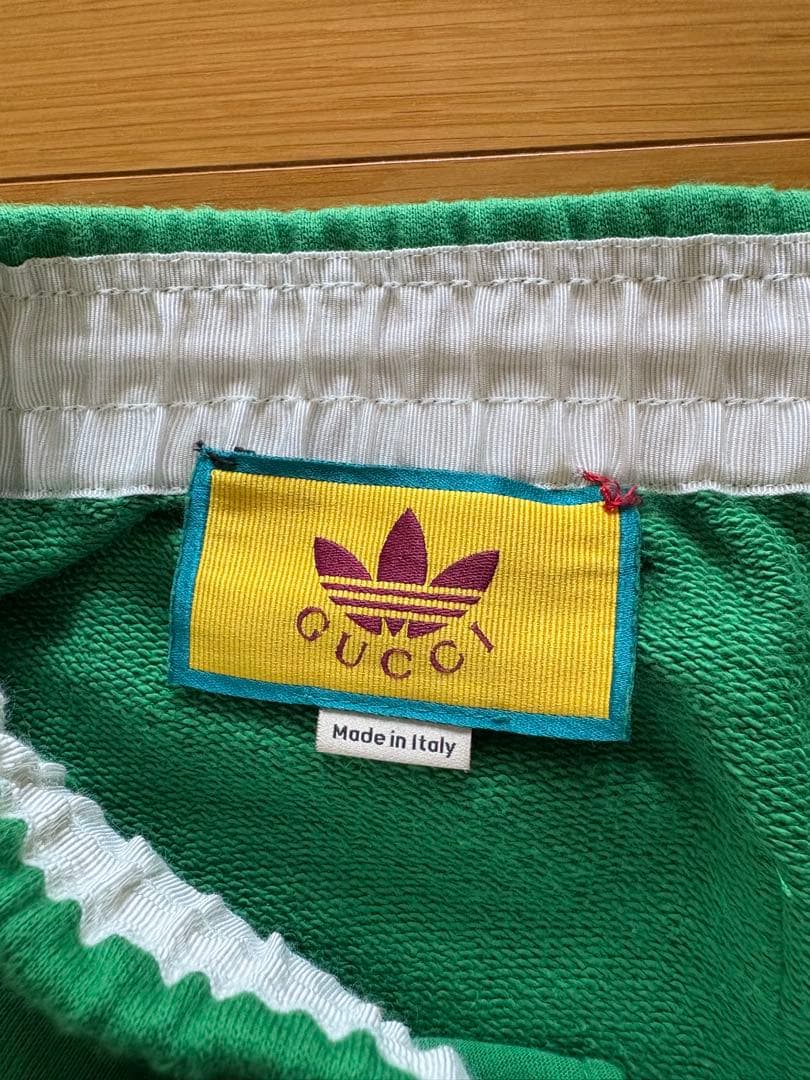 アディダス×グッチ　スウェットハーフパンツ　メンズ　L