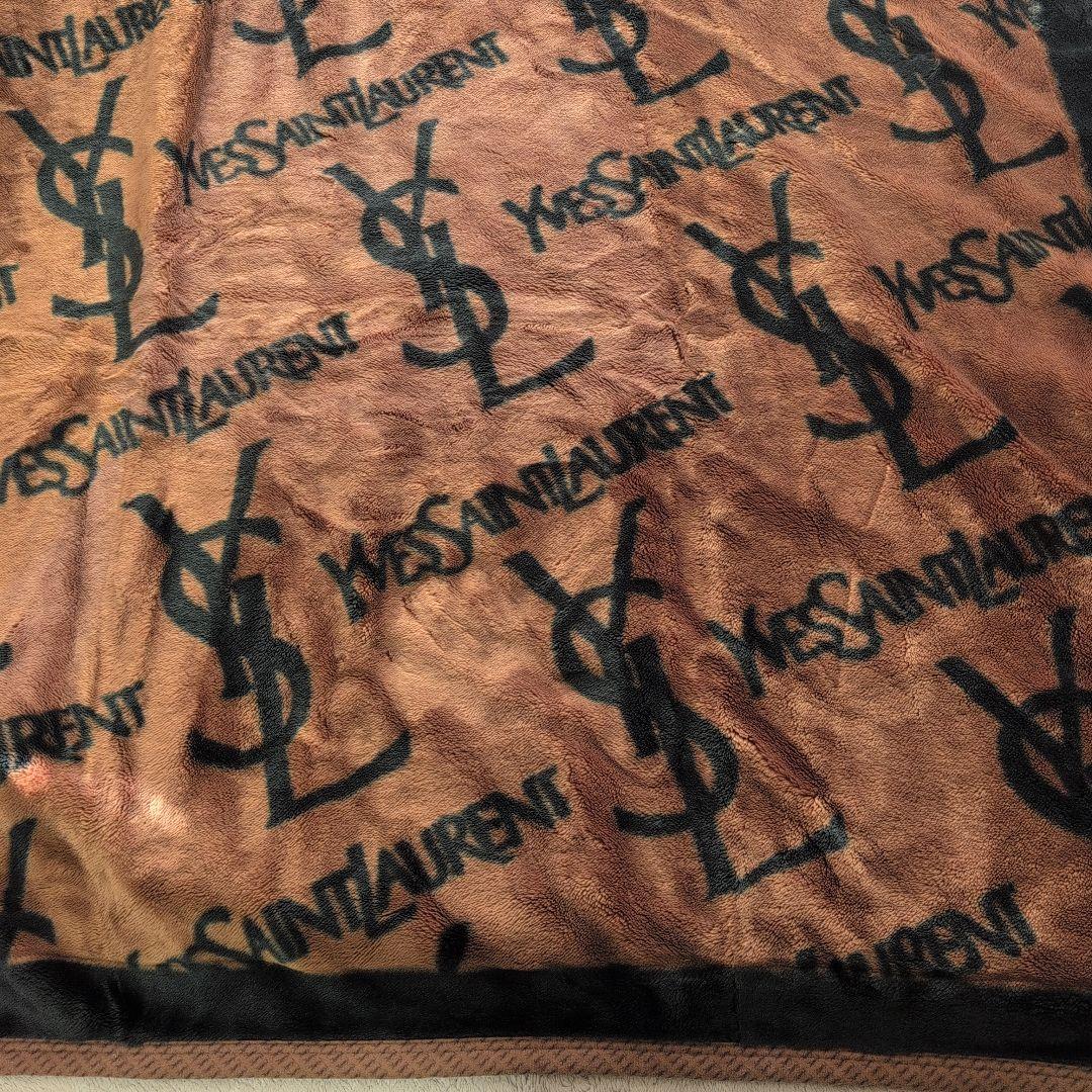 Yves Saint Laurent ロゴ ブランケット