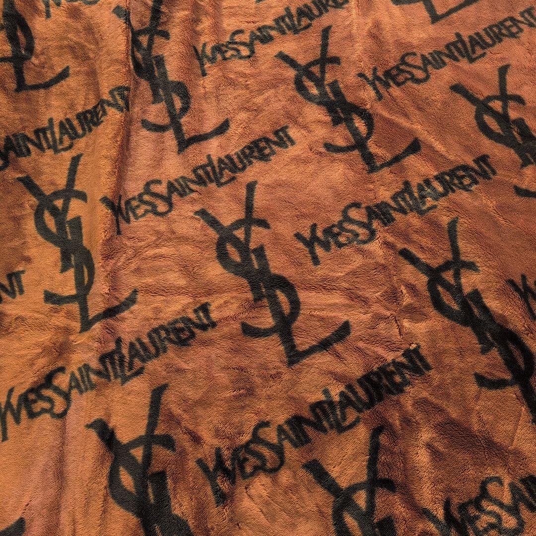Yves Saint Laurent ロゴ ブランケット