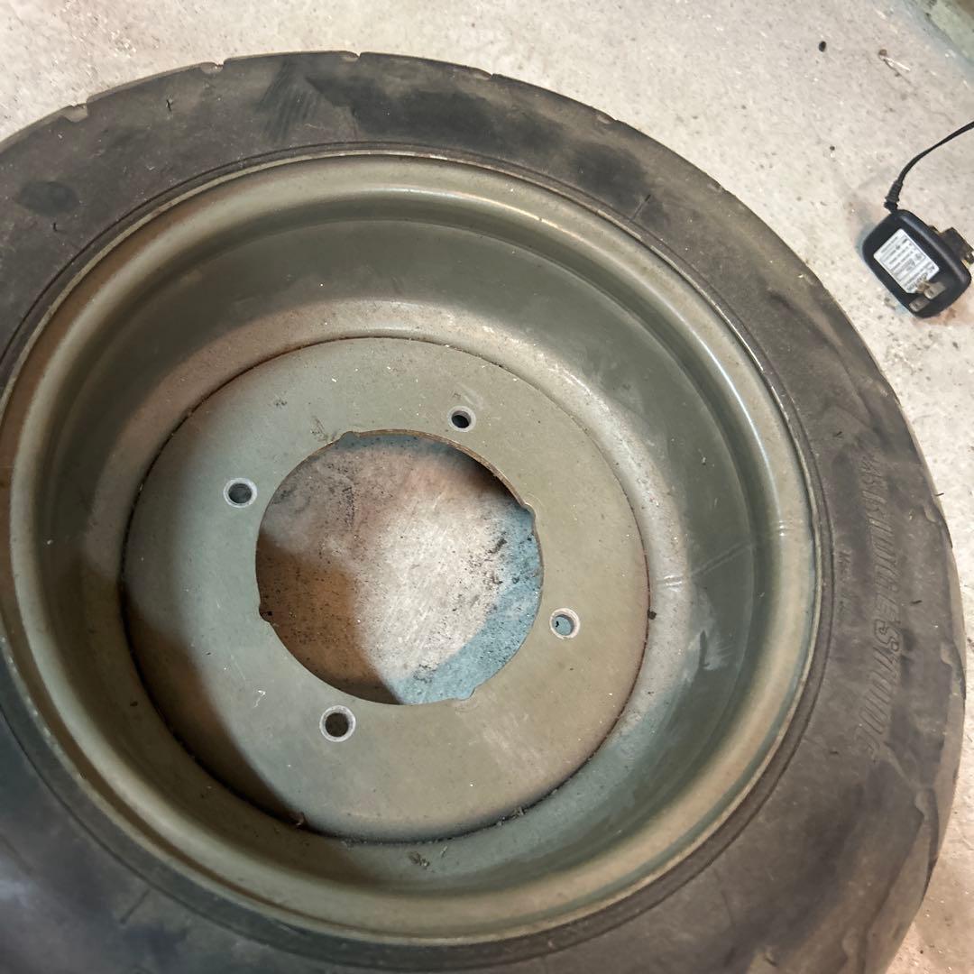 ズーマー、スクーピー、スマートディオよりリアルワイド鉄ホイルとハブのセット