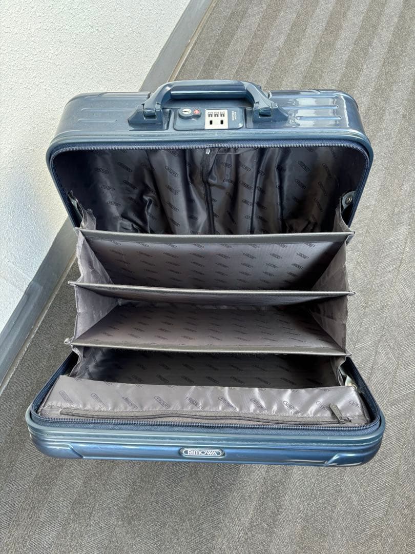 【カスタム】リモワ サルサデラックス25Lヨッティングブルー ビジネストローリー