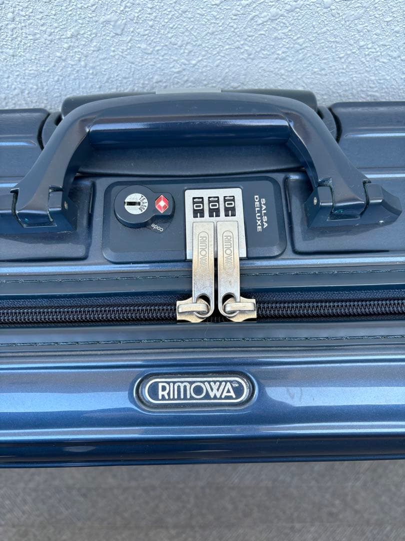 【カスタム】リモワ サルサデラックス25Lヨッティングブルー ビジネストローリー