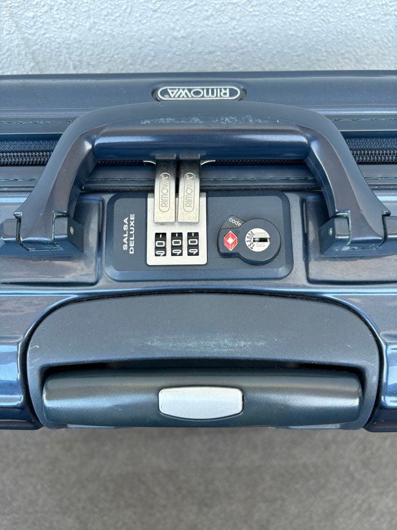 【カスタム】リモワ サルサデラックス25Lヨッティングブルー ビジネストローリー