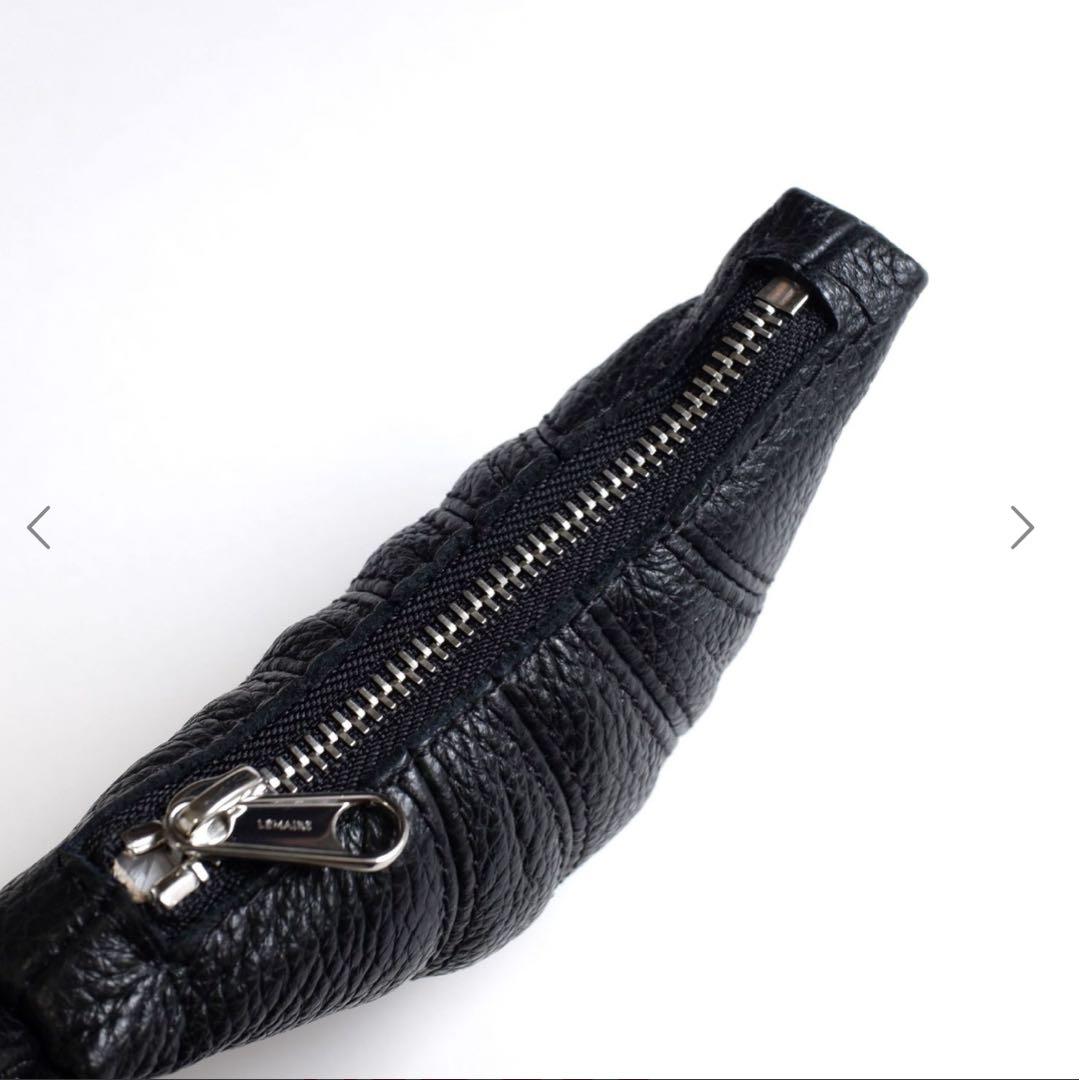 LEMAIRE MINI CROISSANT KEYRING ブラック