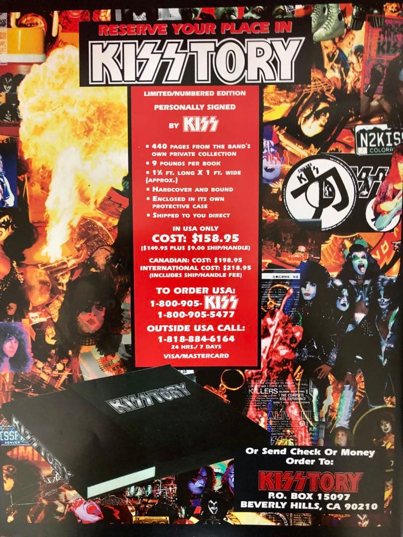 【KISS/KISSTORY】011728完全限定版オフィシャルメモリアルブック