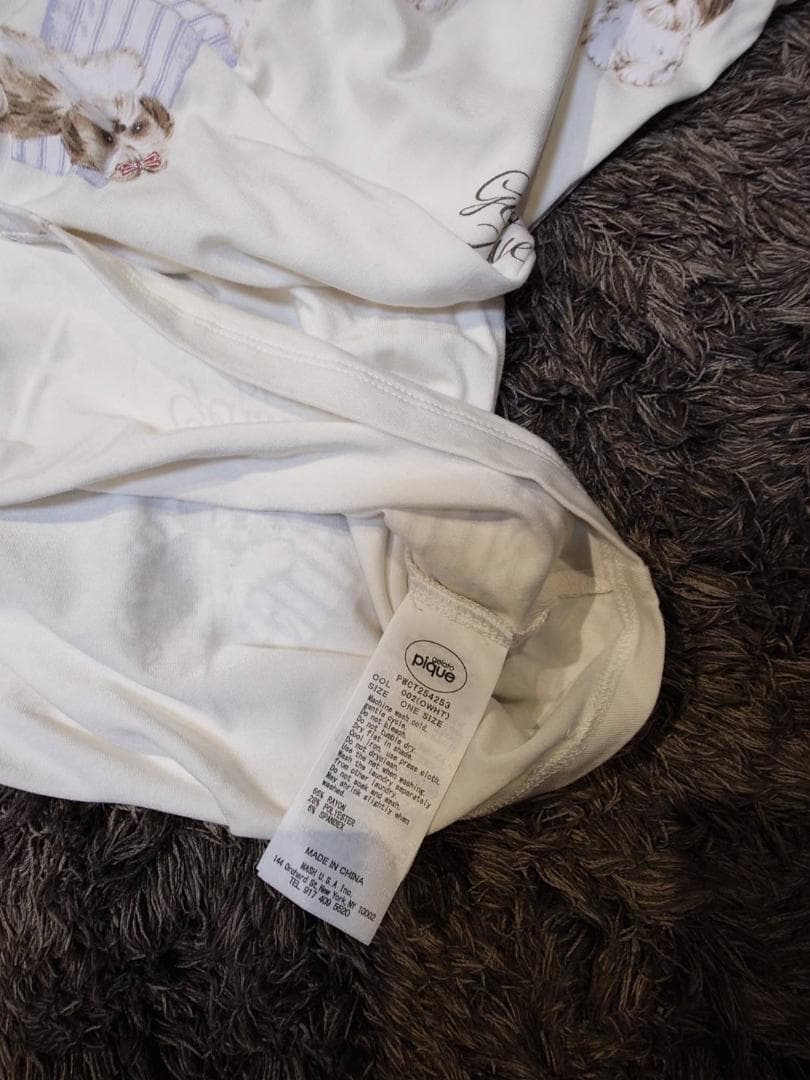 gelato pique シーズー柄ロンT＆ロングパンツ