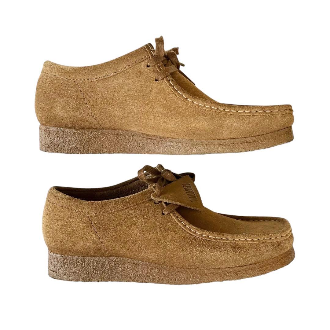 【極美品】◾️Clarks ORIGINAL◾️ワラビー◾️左右三角タグ◾️スエード◾️