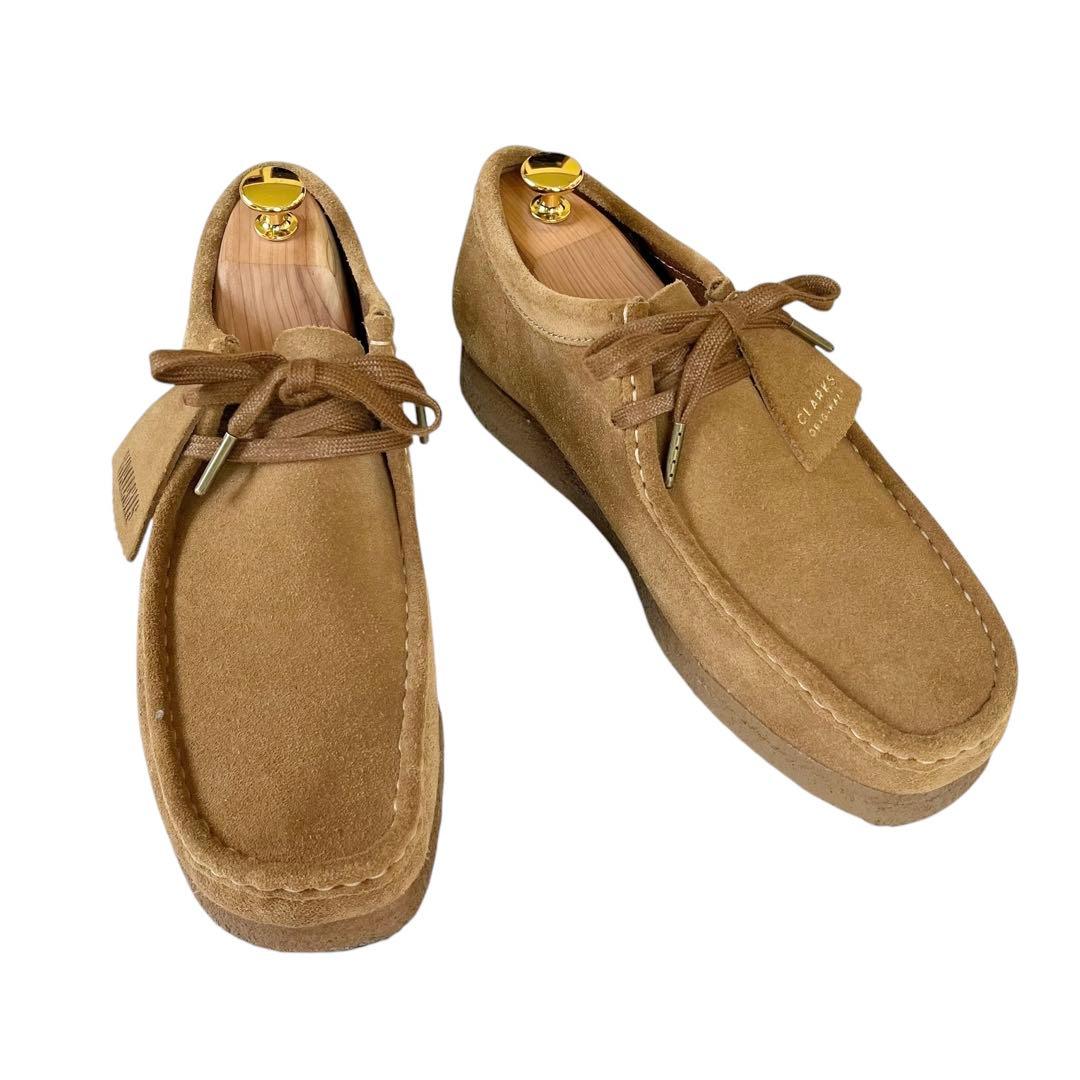 【極美品】◾️Clarks ORIGINAL◾️ワラビー◾️左右三角タグ◾️スエード◾️