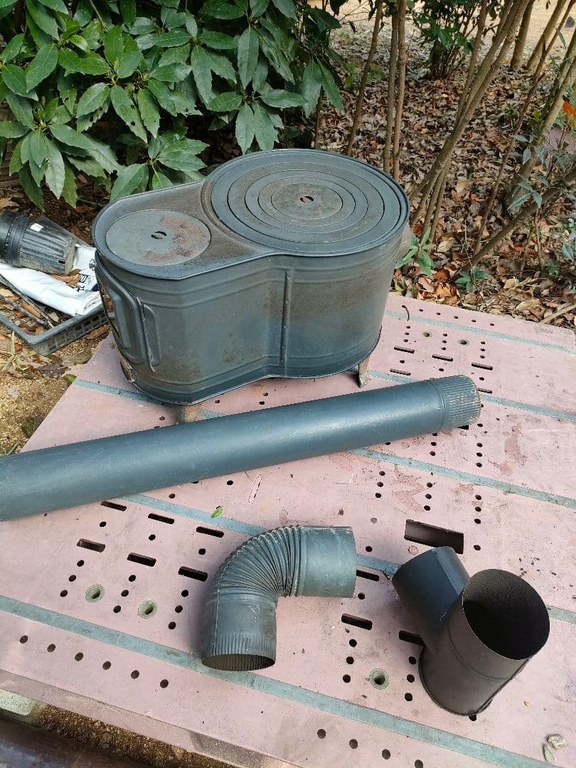 手渡し限定　薪ストーブ ホンマ 黒耐熱 オマケ付き