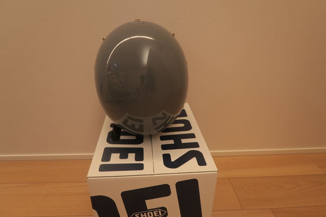 【試着のみ.社外シールド付】SHOEI EX-ZERO バサルトグレー　Mサイズ