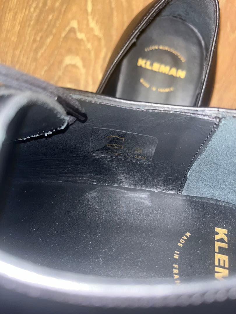 KLEMAN クレマン PASTAN ポストマン 黒 43 27.5