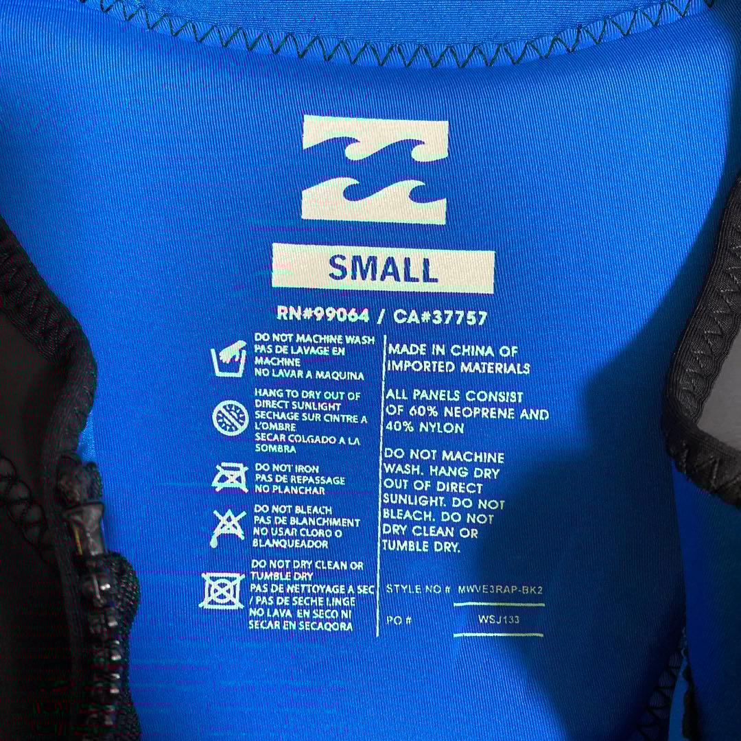 BILLABONG ライフジャケット small