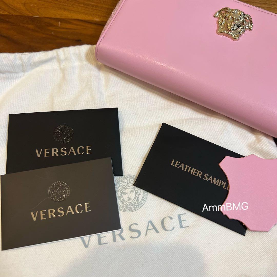 お*ん様 新品 VERSACE ヴェルサーチェ ラ メドゥーサ さくら　長財布