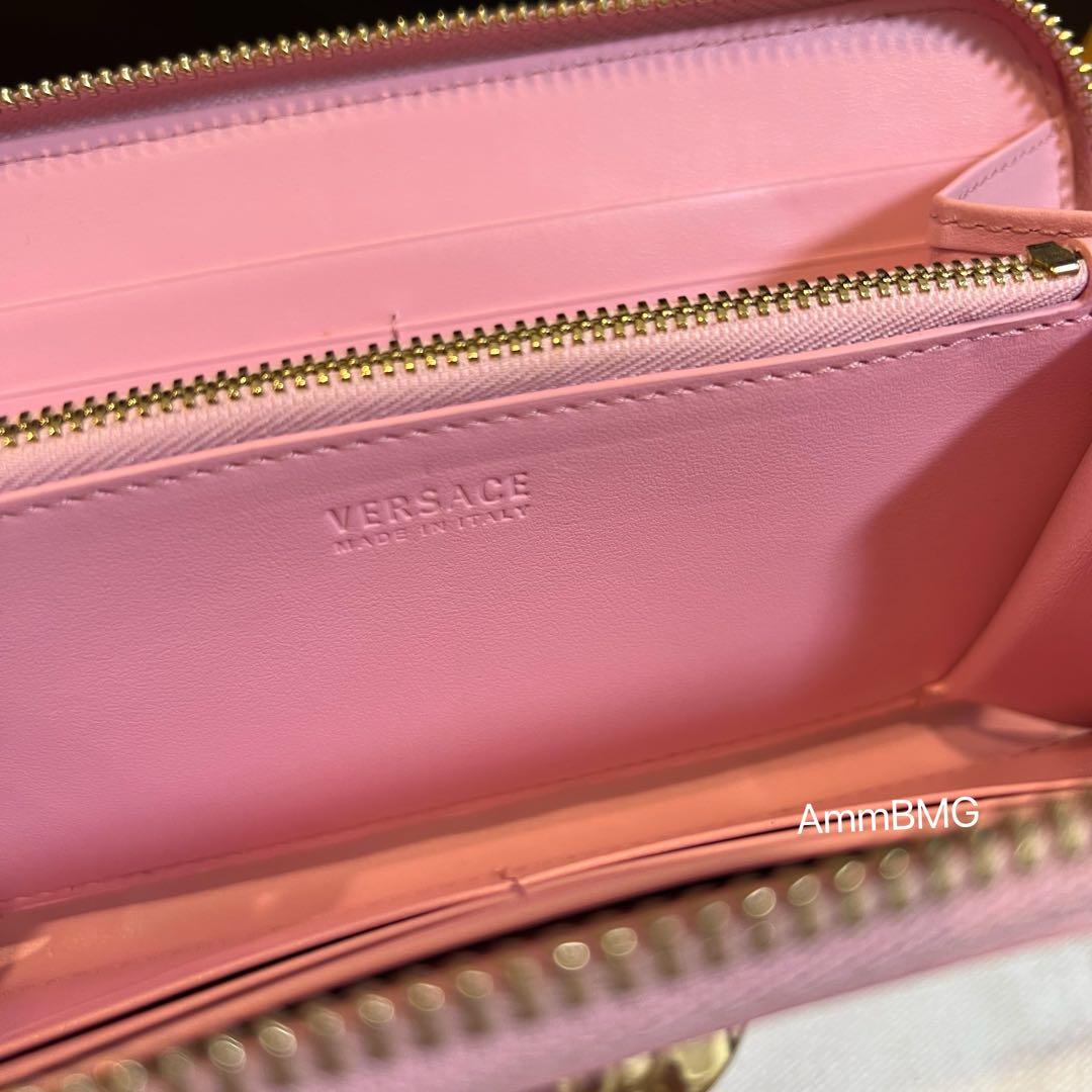 お*ん様 新品 VERSACE ヴェルサーチェ ラ メドゥーサ さくら　長財布