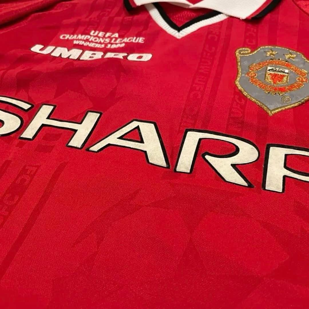 1999年 マンチェスターU ベッカム CL優勝　ユニフォーム #7