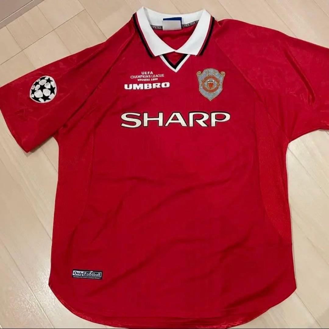 1999年 マンチェスターU ベッカム CL優勝　ユニフォーム #7