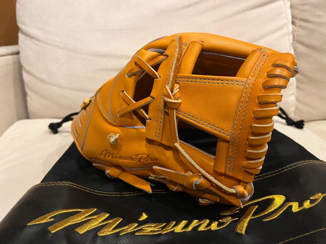 【極美品】MizunoPro ミズノプロ オーダー 軟式内野用グラブ サイズ10