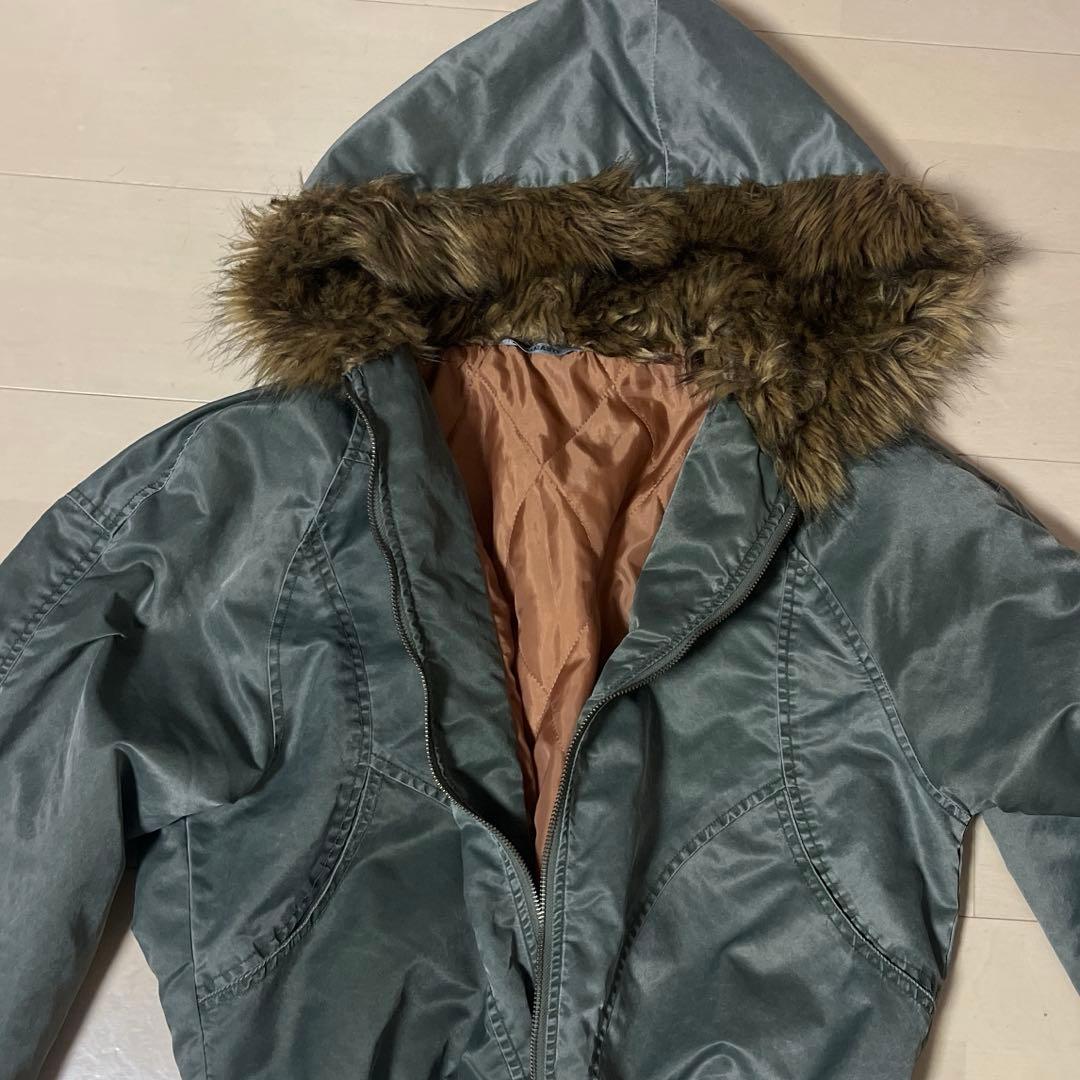 ADAMASTE カーキMA-1ジャケット