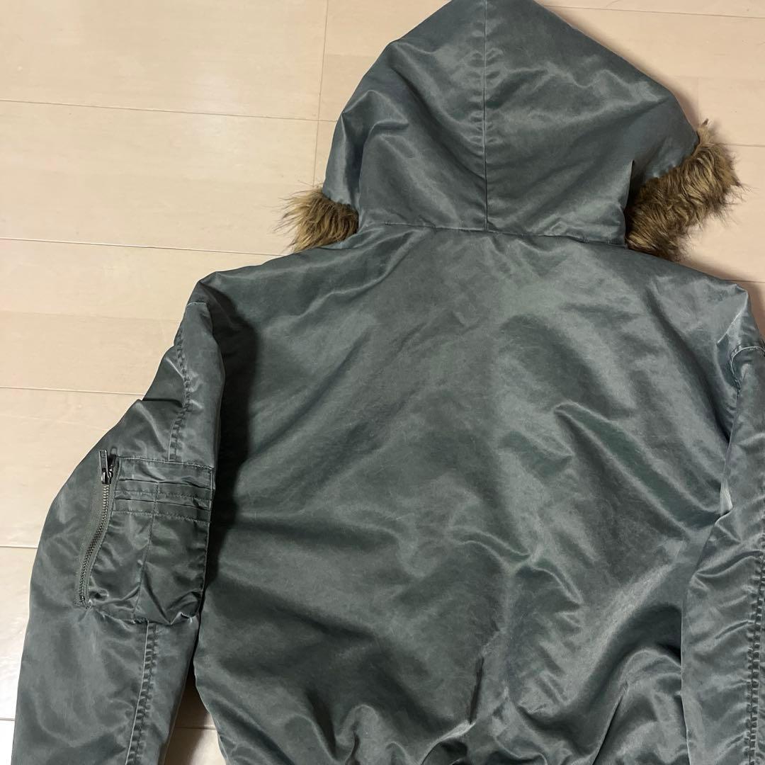 ADAMASTE カーキMA-1ジャケット