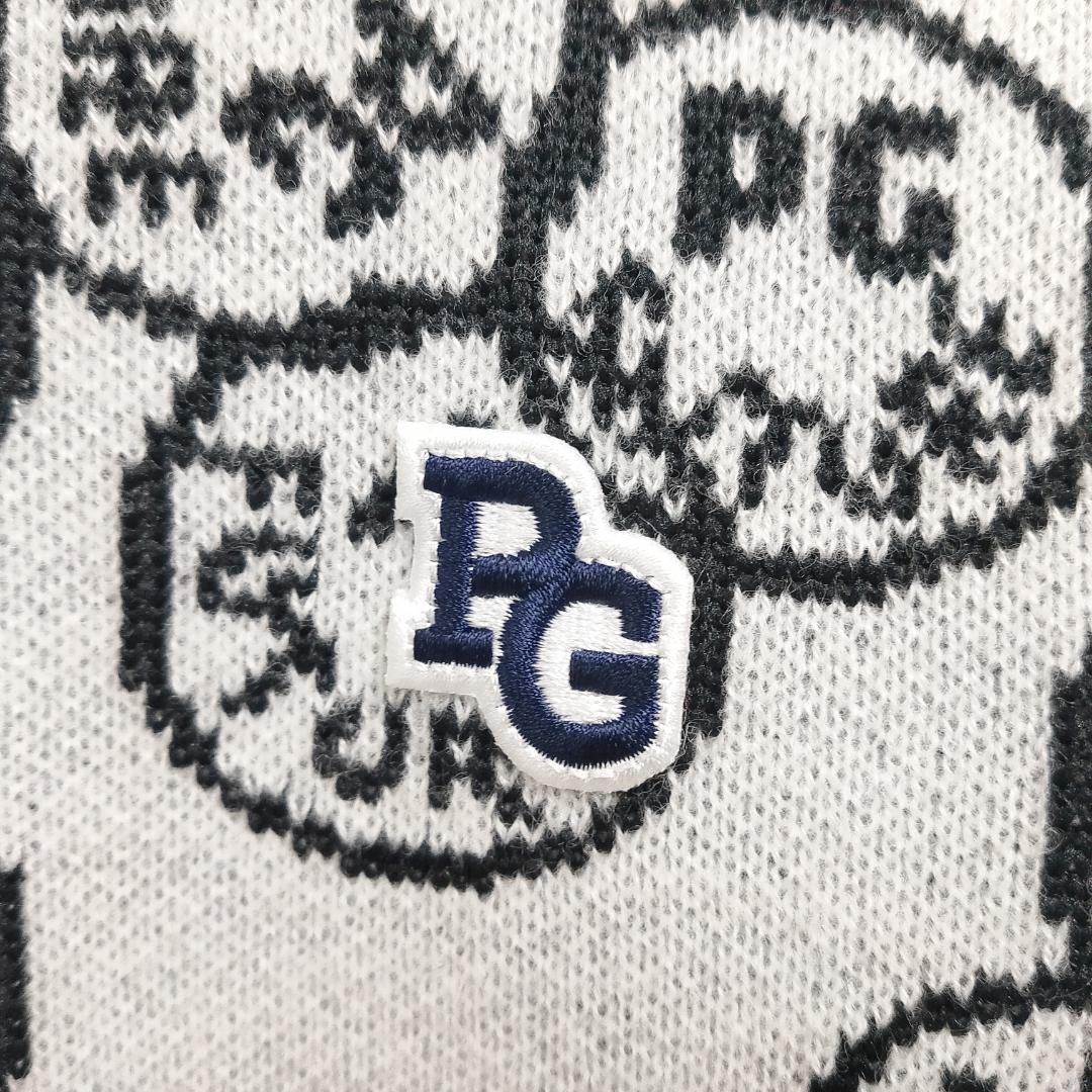 ○★新品 未使用 パーリーゲイツ モックネックニットセーター ホワイトSウール混