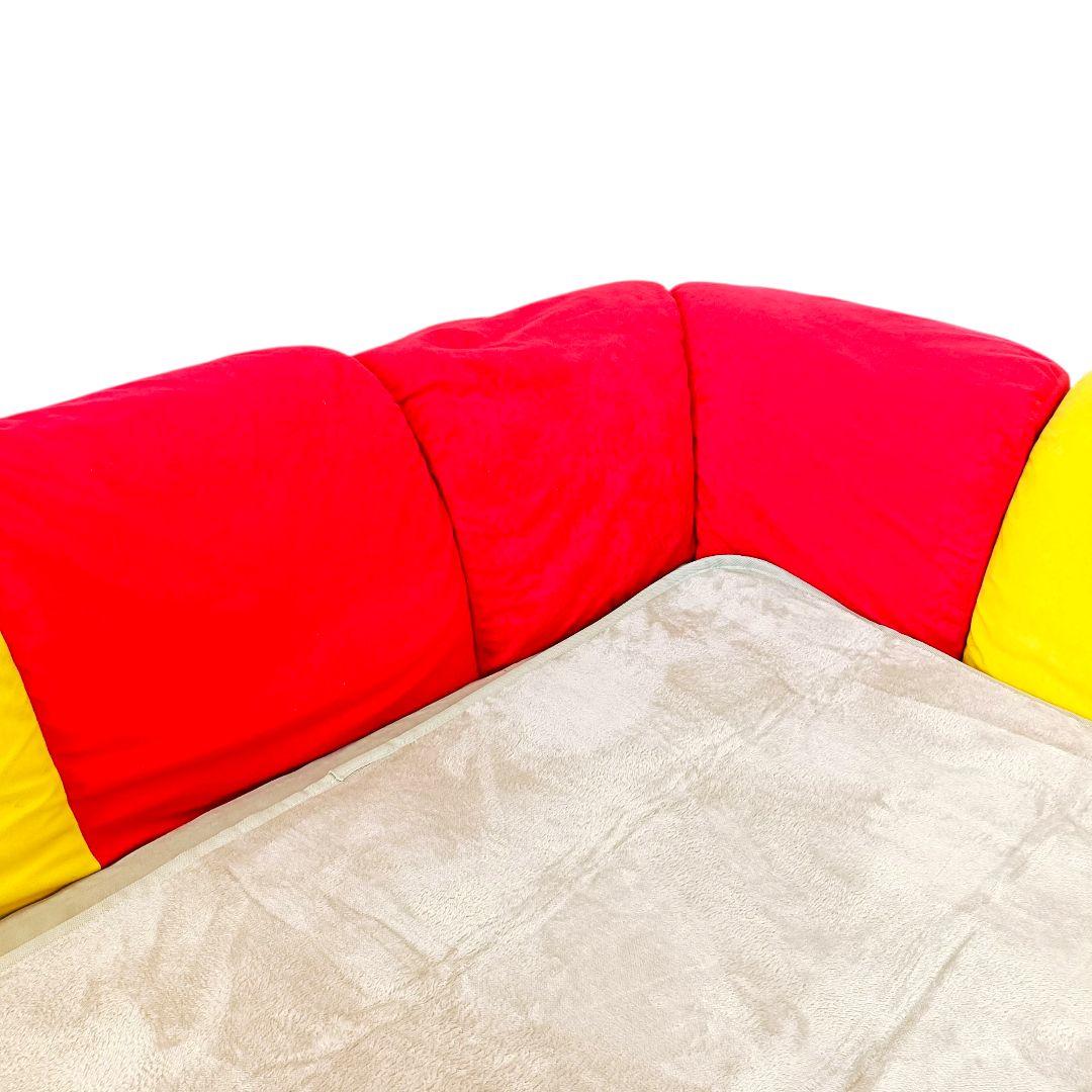 【2/2】ベルメゾン グータラグ くまのプーさん コーナーローソファーセット