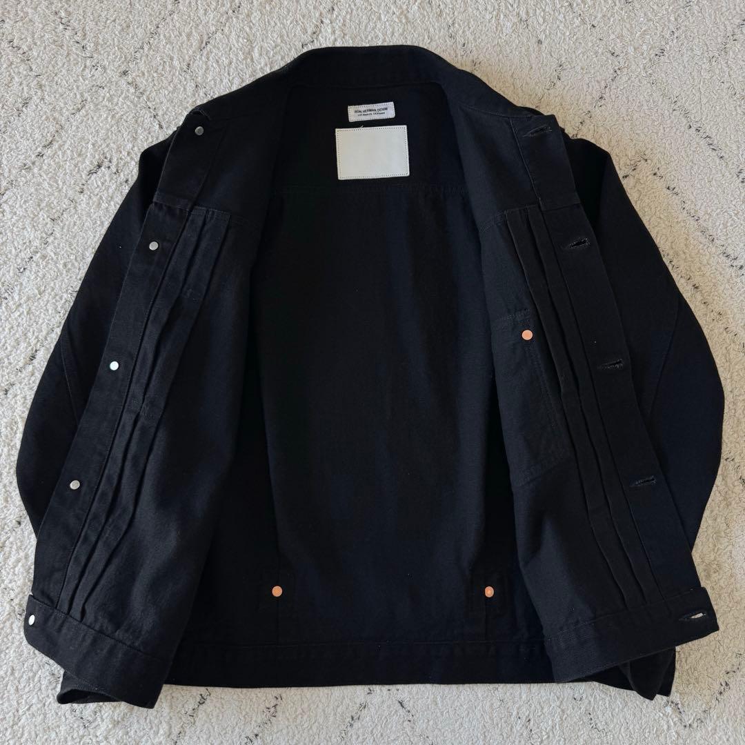 RON HERMAN DENIM ブラック デニムジャケット ファースト