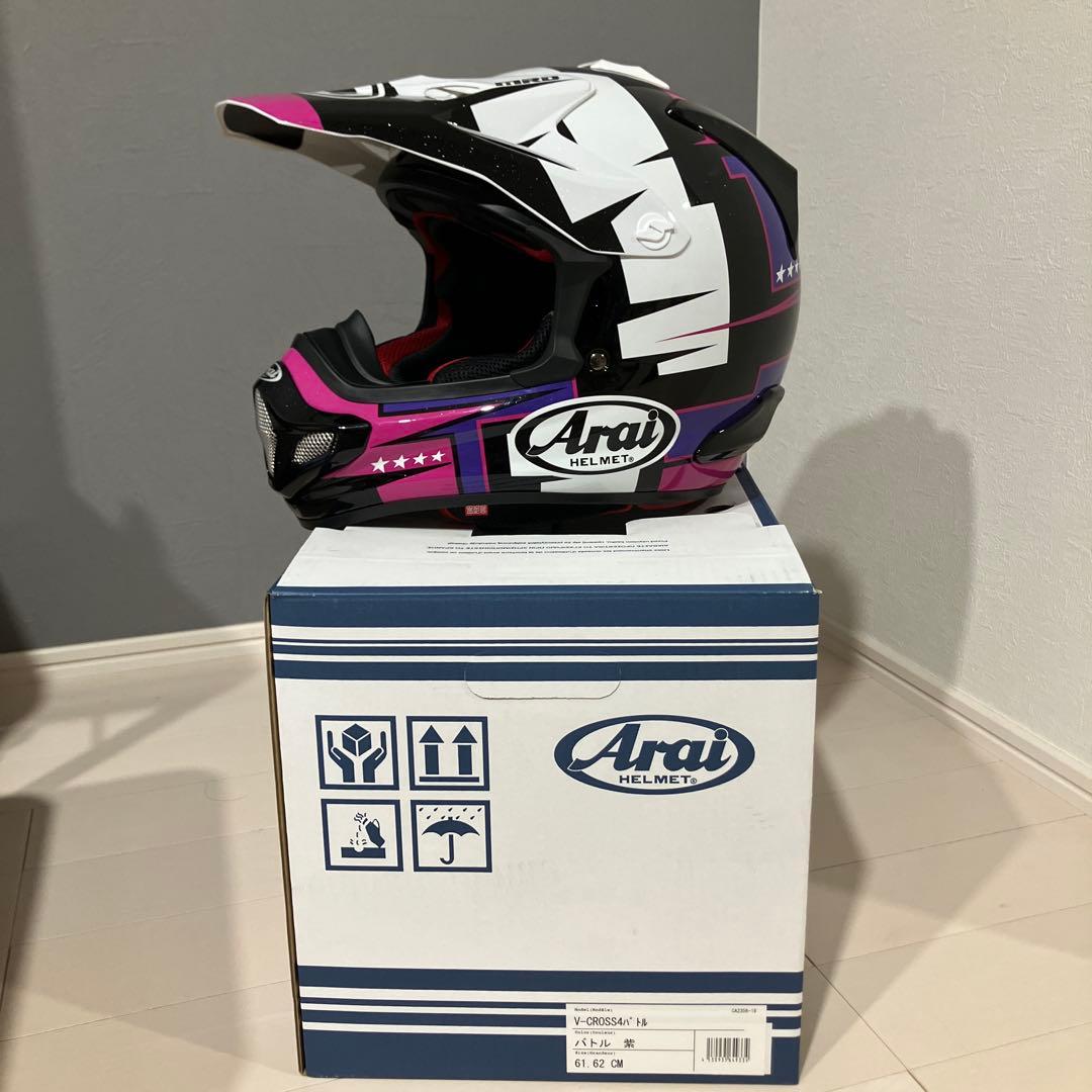 新品未使用Arai アライV-CROSS4 BATTLEバトル ヘルメット XL