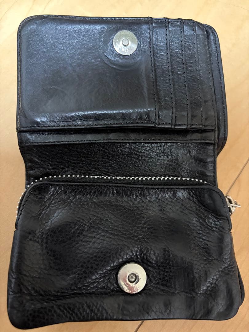 Chrome Hearts 二つ折り財布 ブラック　ジョーイ