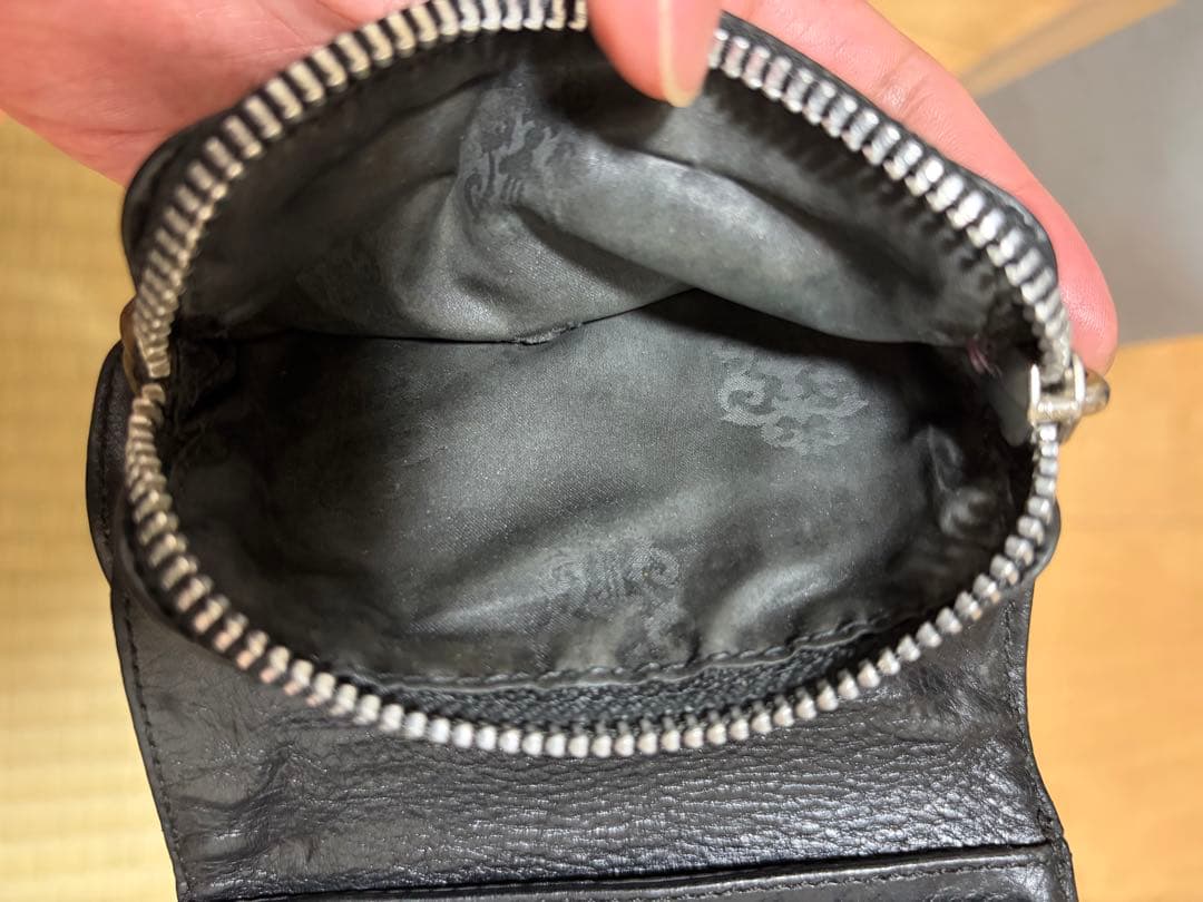 Chrome Hearts 二つ折り財布 ブラック　ジョーイ