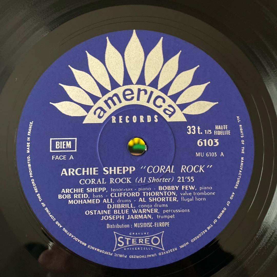 【仏Org.盤LP】アーチー・シェップ / ARCHIE SHEPP