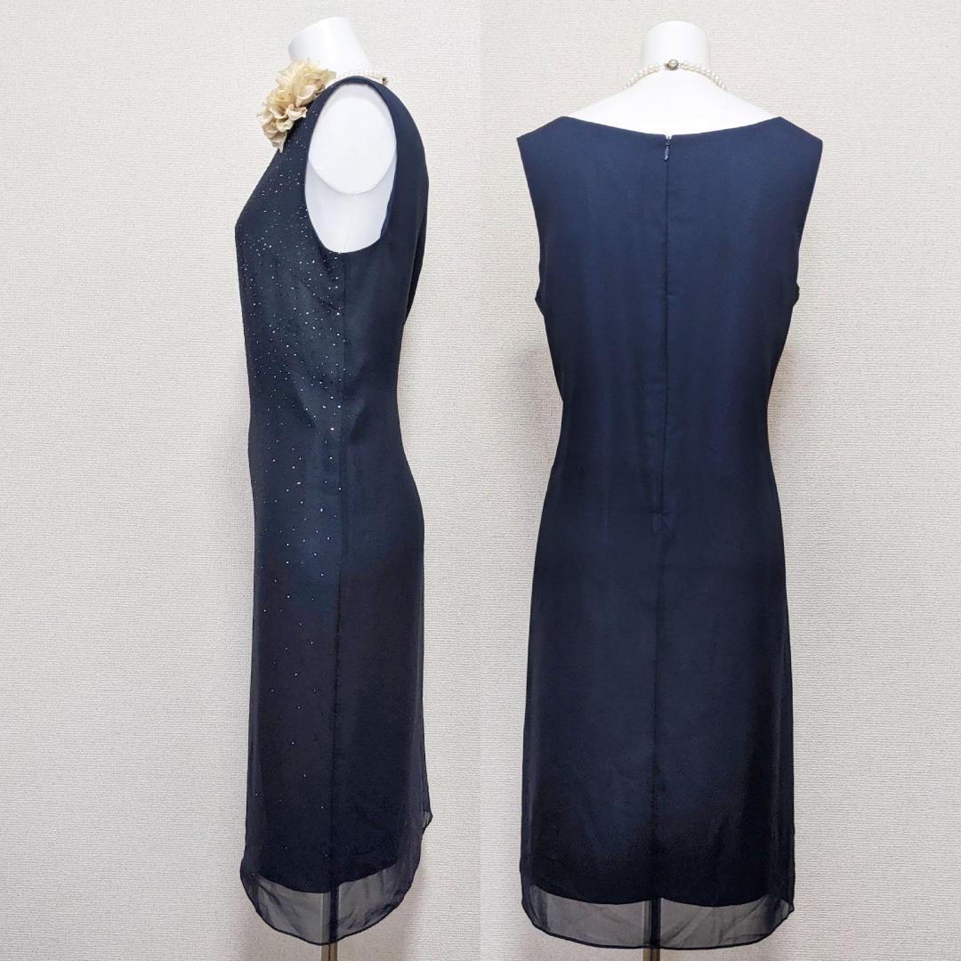 ♪当日発送可能【新品】マリココウガ　東京ソワール　11号　セレモニー　V首