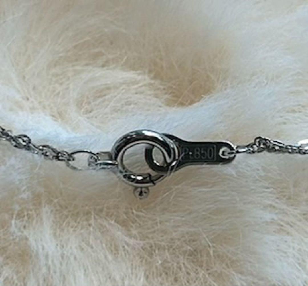 pt850 2連スクリュー＆アズキチェーンブレスレット