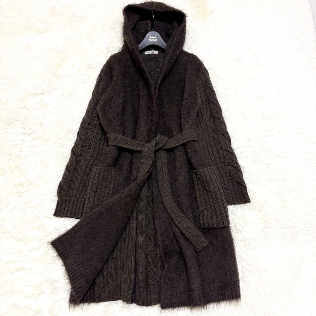 m*y様 [近年モデル] マックスマーラ 高級✨白タグ　モヘヤ ケーブルニット