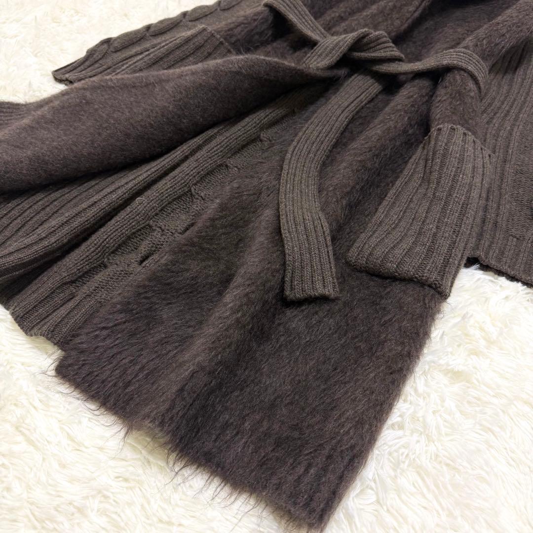 m*y様 [近年モデル] マックスマーラ 高級✨白タグ　モヘヤ ケーブルニット