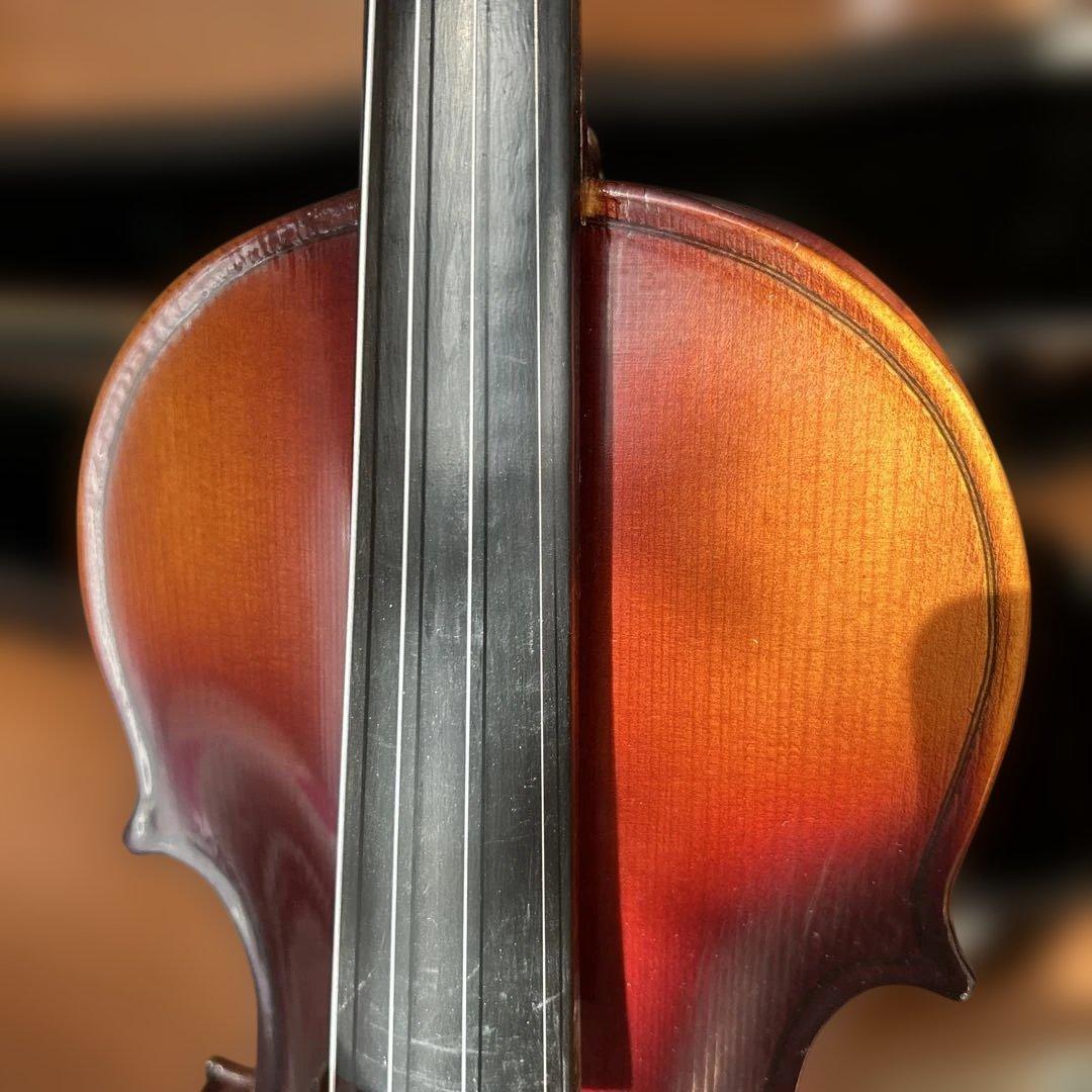 年末キャンペーン　純木製　バイオリン 本体 ハードケース付き 百花