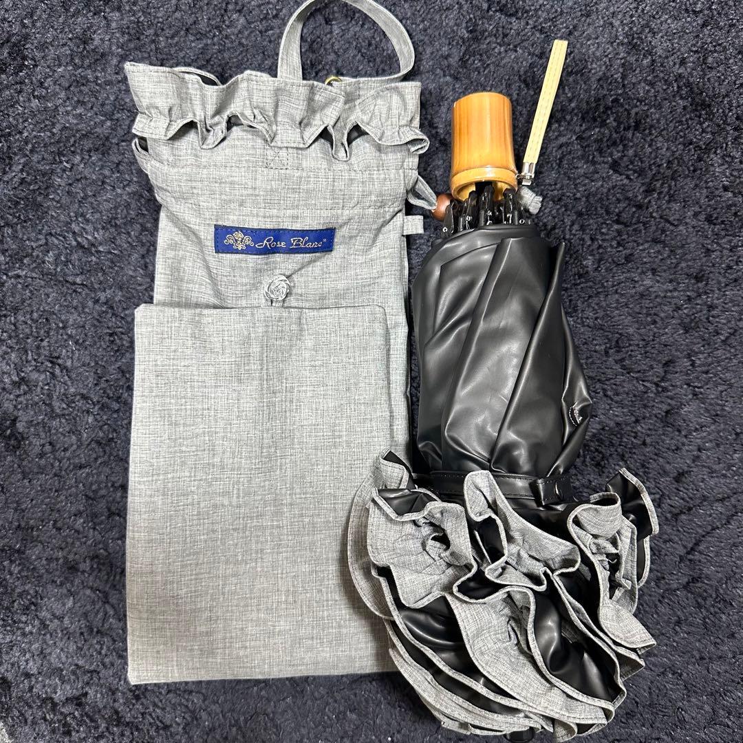 【芦屋ロサブラン】2段折りショート フリル ダンガリー