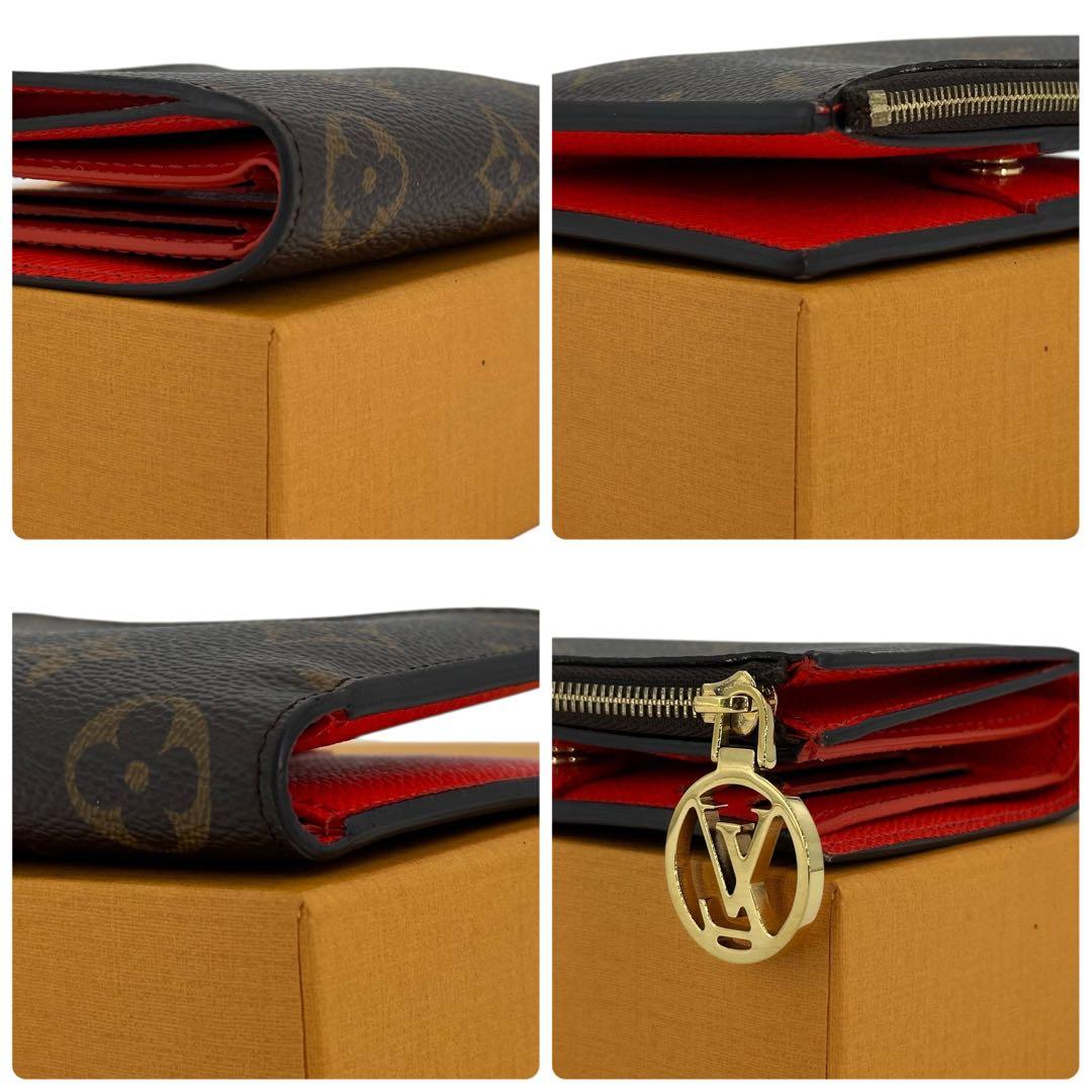 箱・証明書付属 新品に近い ルイヴィトン　モノグラム　ポルトフォイユ　リサ