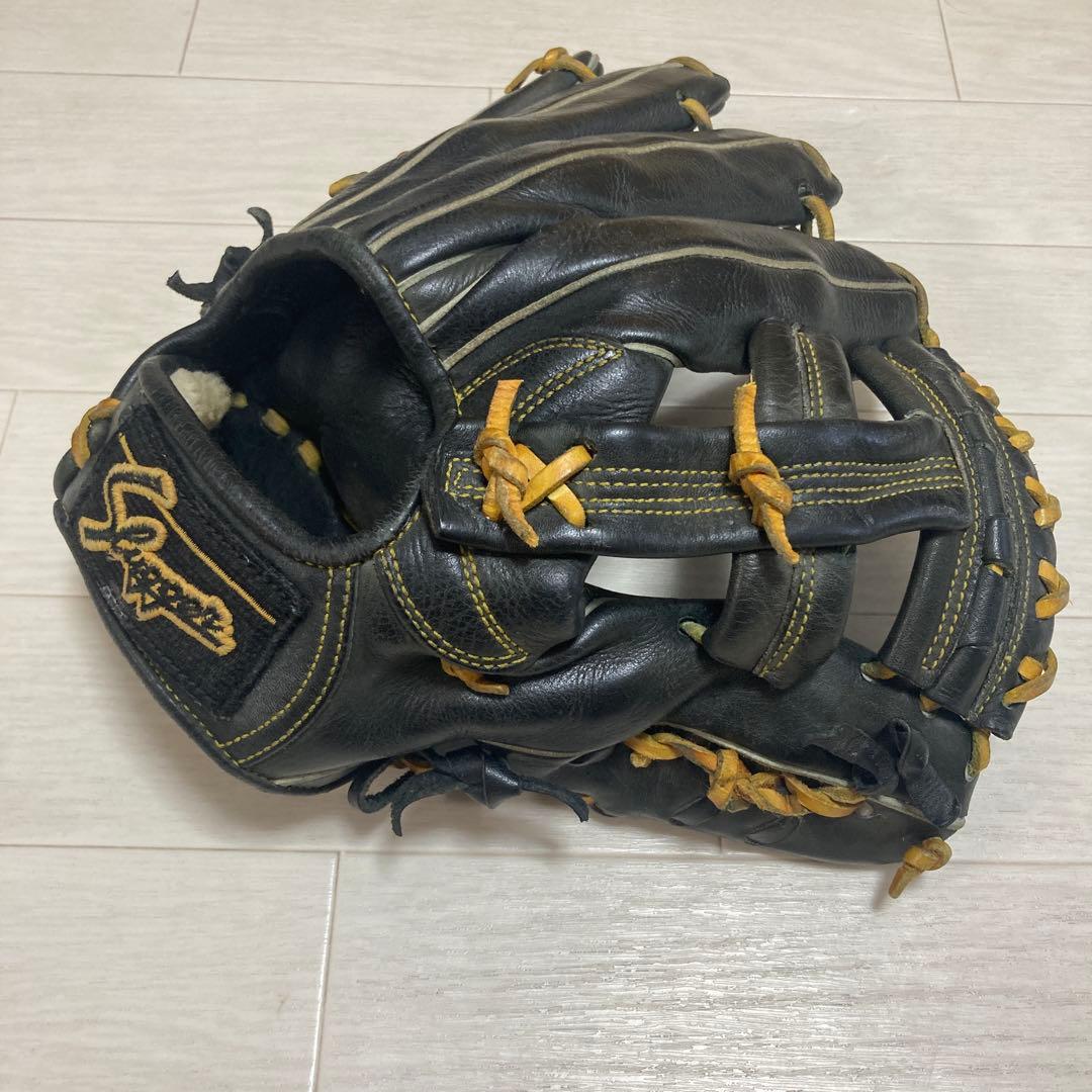 久保田スラッガー　KSN-AR1 野球用グローブ 黒 内野用　グラブ