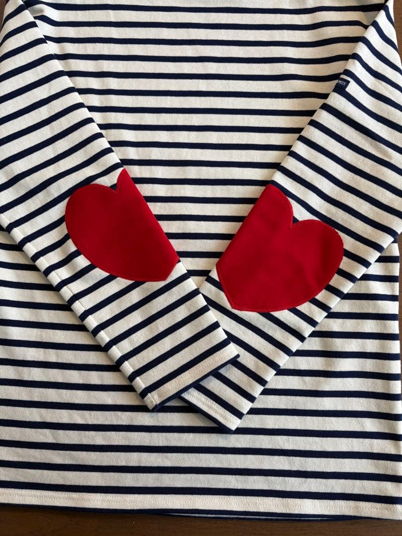 SAINT JAMES セントジェームスウェッソン　ハートエルボーパッチ　T3